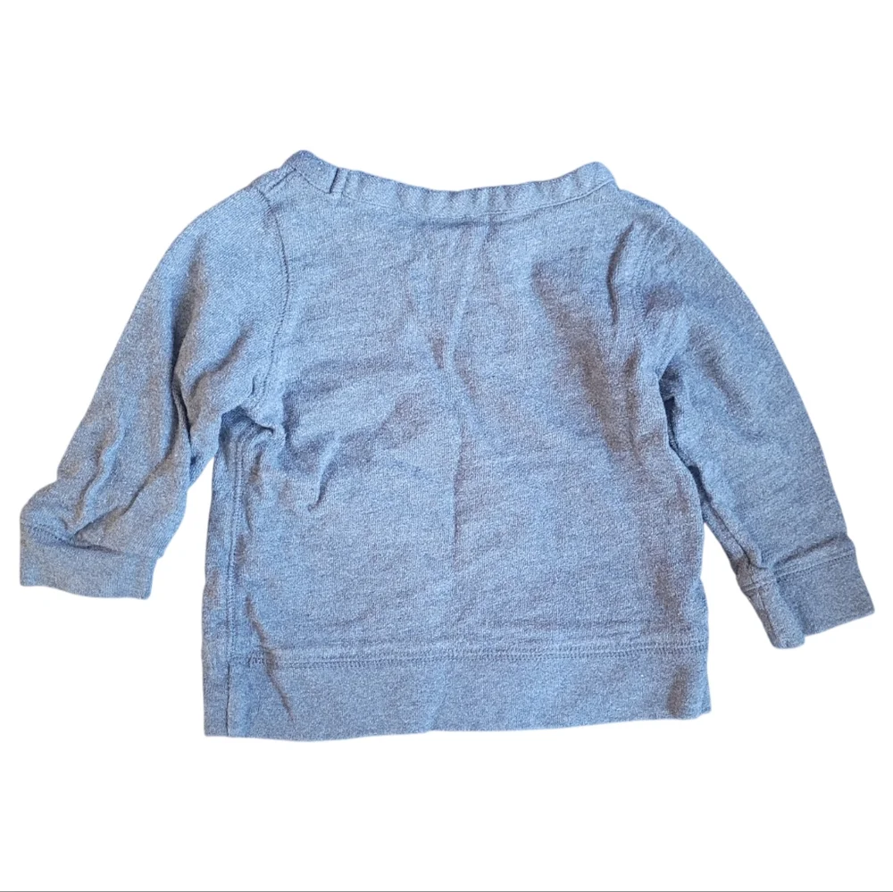 Baby GAP Size 18-24M Grey Long Sleeve Sweatshirt